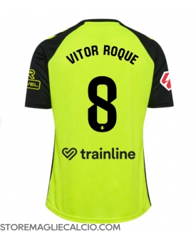 Real Betis Vitor Roque #8 Maglia Gara Trasferta Repliche 2024-25 Maniche Corte